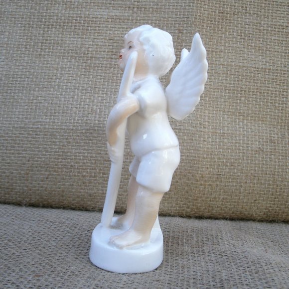Vintage May Birthday Boy Angel Figurine - Picture 7 of 16